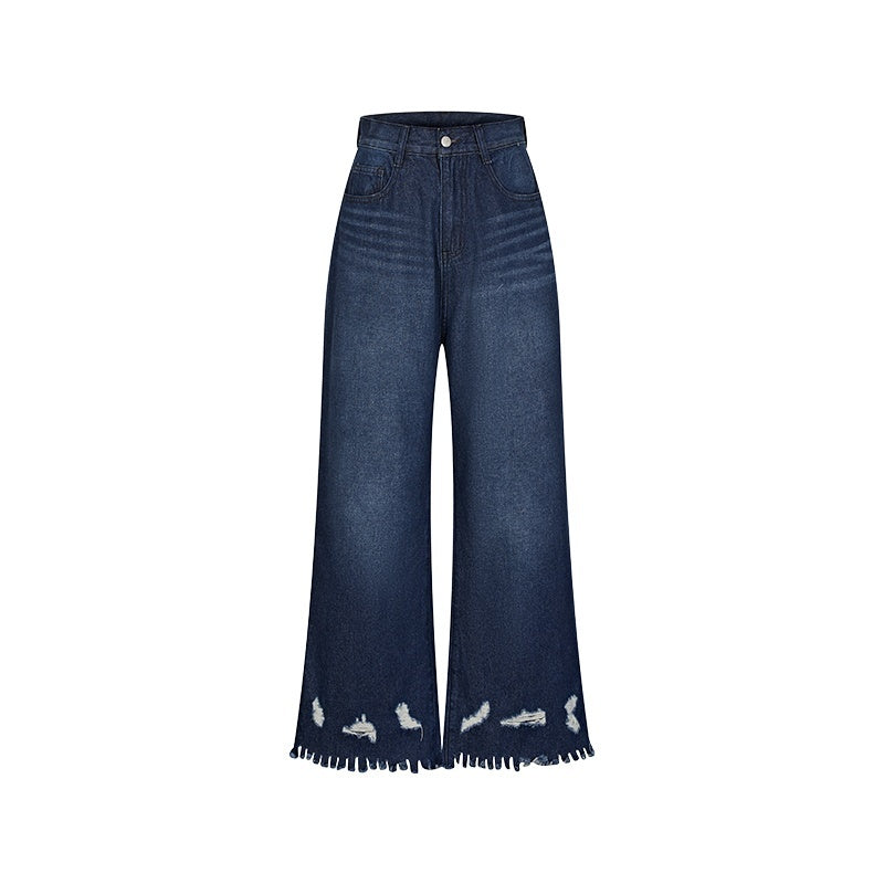 BETWEENAND_Faded_Wash_Leg_Lengthening_Distressed_Hem_Women&