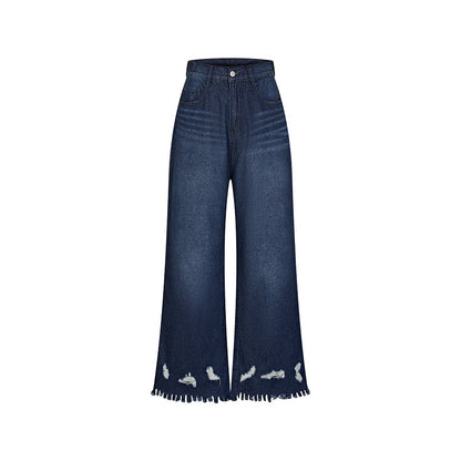 BETWEENAND_Faded_Wash_Leg_Lengthening_Distressed_Hem_Women&