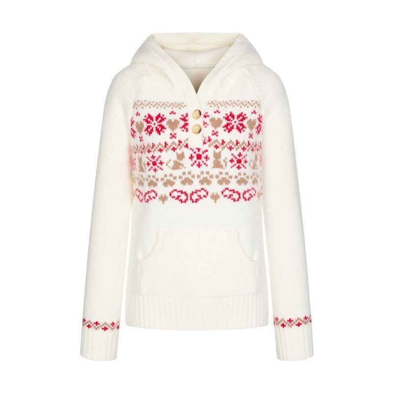 BETWEENAND_Fair_Isle_Jacquard_Hooded_Women&