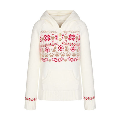 BETWEENAND_Fair_Isle_Jacquard_Hooded_Women&