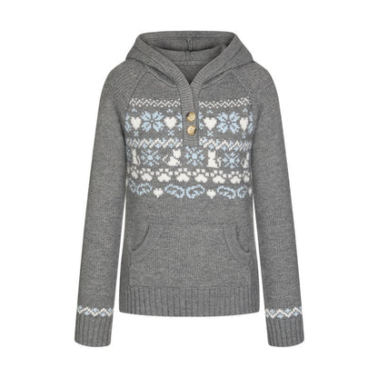 BETWEENAND_Fair_Isle_Jacquard_Hooded_Women&