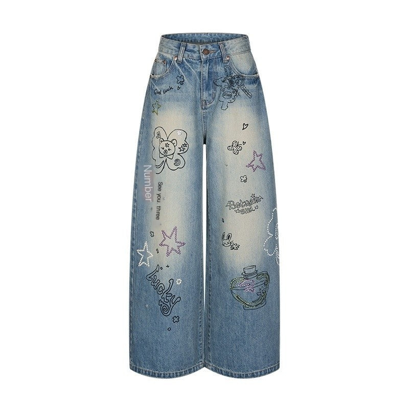 BETWEENAND_Graffiti_Illustration_Rhinestone_Washed_Women&