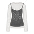 BETWEENAND_Gray_Glitter_Print_Faux_Two_Piece_Vest_Women&