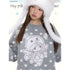 BETWEENAND_Gray_Polka_Dot_Applique_Angel_Embroidery_Jacquard_Women&