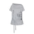 BETWEENAND_Heather_Gray_Multiway_Polo_Collar_Loose_Fit_Women&