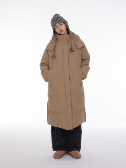 BETWEENAND Hooded Zippered Loose Fit Korean Style Women&