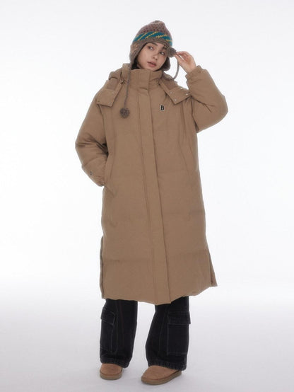 BETWEENAND Hooded Zippered Loose Fit Korean Style Women&