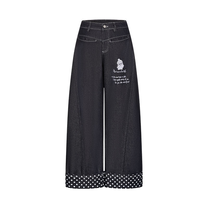 BETWEENAND_Machine_Embroidered_Penguin_Polka_Dot_Women&