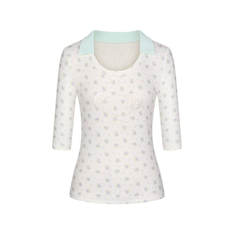 BETWEENAND_Mint_Green_Floral_Jacquard_Embroidered_Women&
