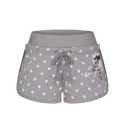 BETWEENAND_Multicolor_Beach_Polka_Dot_And_Leopard_Print_Slim_Women&