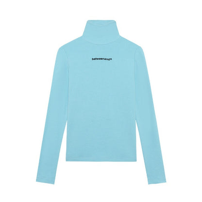 BETWEENAND_Multicolor_Logo_High_Neck_Fitted_Women&