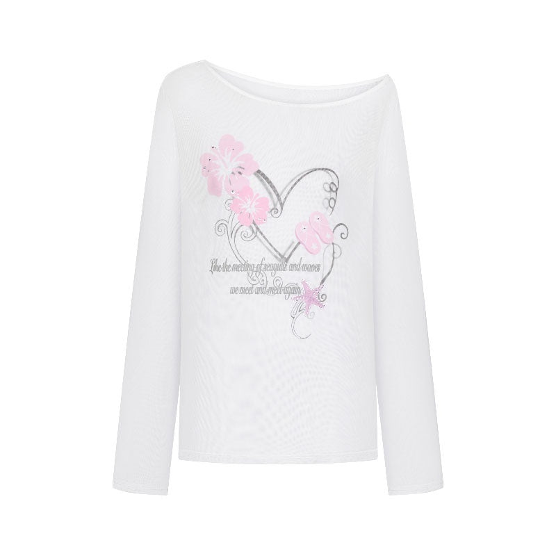 BETWEENAND_Pink_Wave_Floral_Asymmetric_Printed_Women&