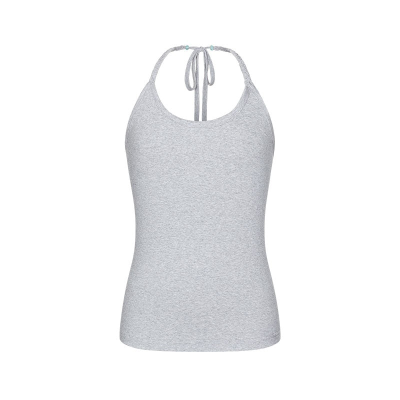 BETWEENAND_Polka_Dot_Halter_Neck_Slim_Strappy_Women&