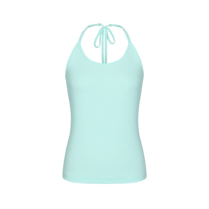 BETWEENAND_Polka_Dot_Halter_Neck_Slim_Strappy_Women&