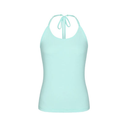 BETWEENAND_Polka_Dot_Halter_Neck_Slim_Strappy_Women&