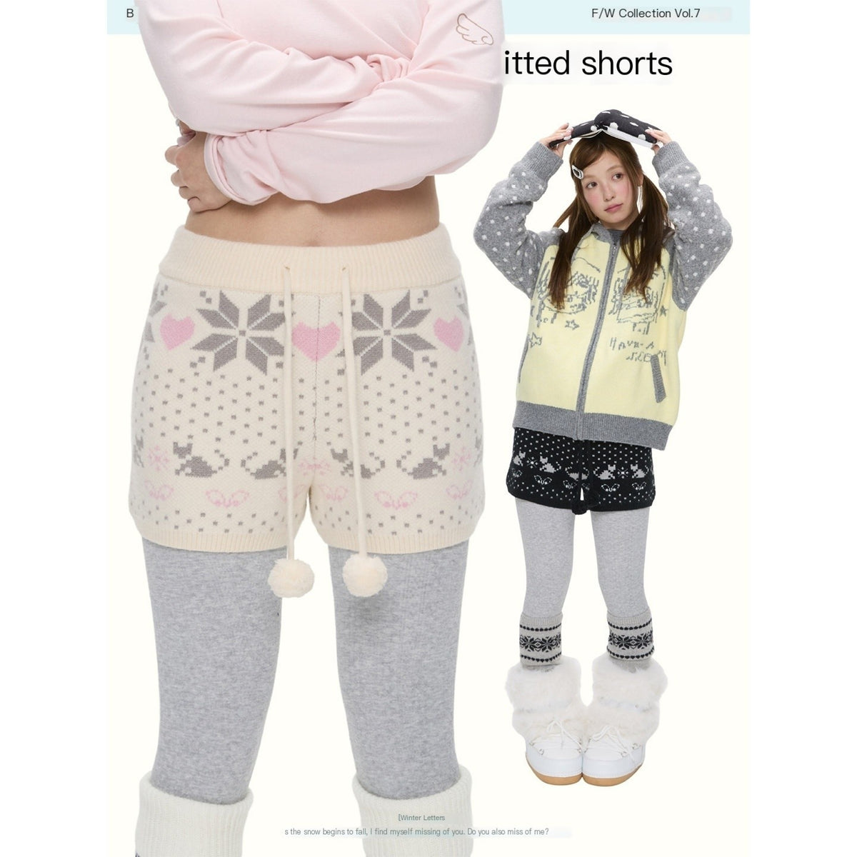 BETWEENAND_Snowflake_Polka_Vintage_High_Waist_Knitted_Women&