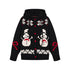 BETWEENAND_Snowman_Bow_Jacquard_Embroidered_Hooded_Women&
