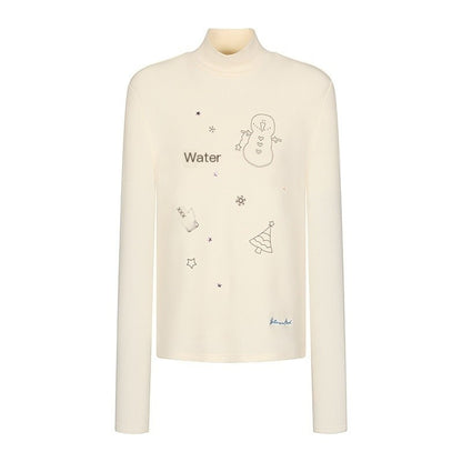 BETWEENAND_Soft_Beaded_Letter_Print_Mock_Neck_Women&