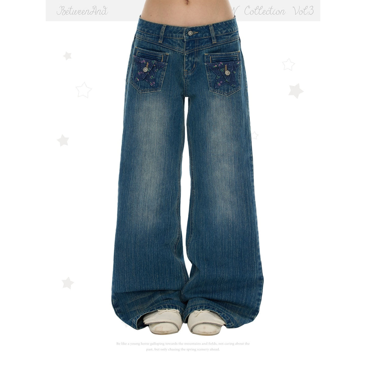 BETWEENAND_Star_Patch_Pocket_Casual_Women&