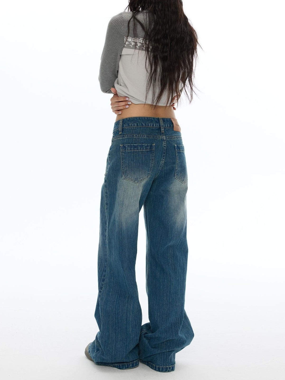 BETWEENAND Star Patch Pocket Casual Women&