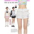 BETWEENAND_Star_Polka_Dot_Tiered_Ruffle_Multicolor_Natural_Waist_Women&