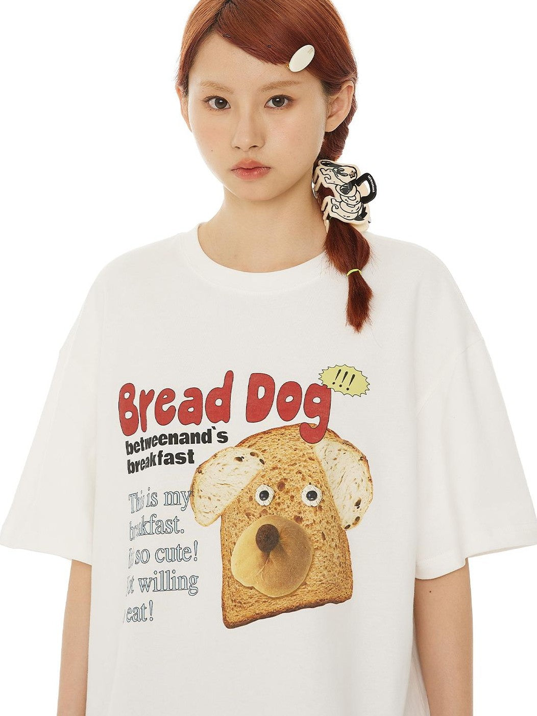 BETWEENAND Star Rhinestone Spring Cartoon Dog Women&