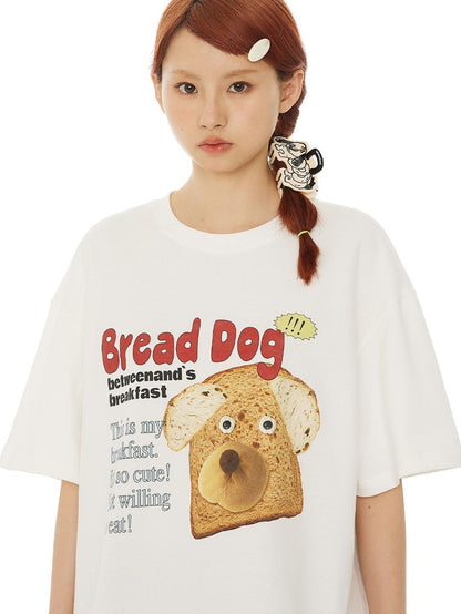 BETWEENAND Star Rhinestone Spring Cartoon Dog Women&