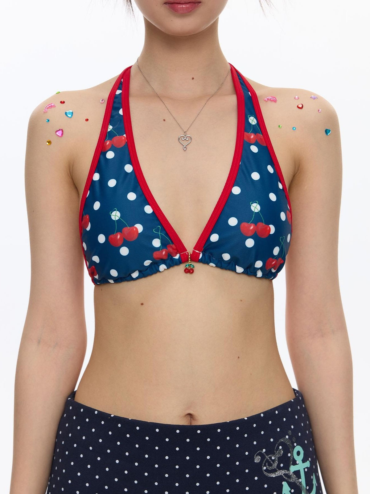BETWEENAND Striped Contrast Multicolor Pendant Women&