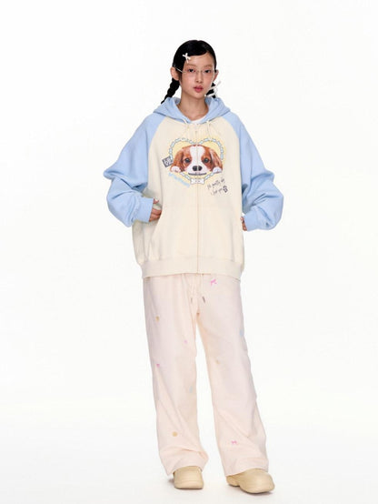 BETWEENAND Two Tone Colorful Embroidered Women&