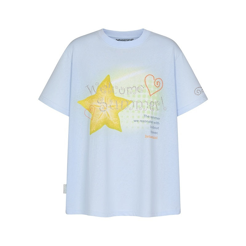 BETWEENAND_Two_Tone_Fruit_Creative_Print_Women&