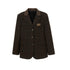 BETWEENAND_Vintage_Brown_Plaid_A_Line_Pleated_Women&