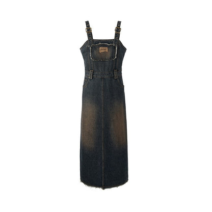 BETWEENAND_Vintage_Collegiate_High_Waist_Denim_Pinafore_Women&