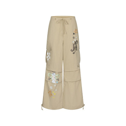 BETWEENAND_Vintage_Printed_Slimming_Two_Tone_Wide_Leg_Women&