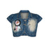 BETWEENAND_Vintage_Short_Sleeve_Cropped_Lapel_Button_Women&