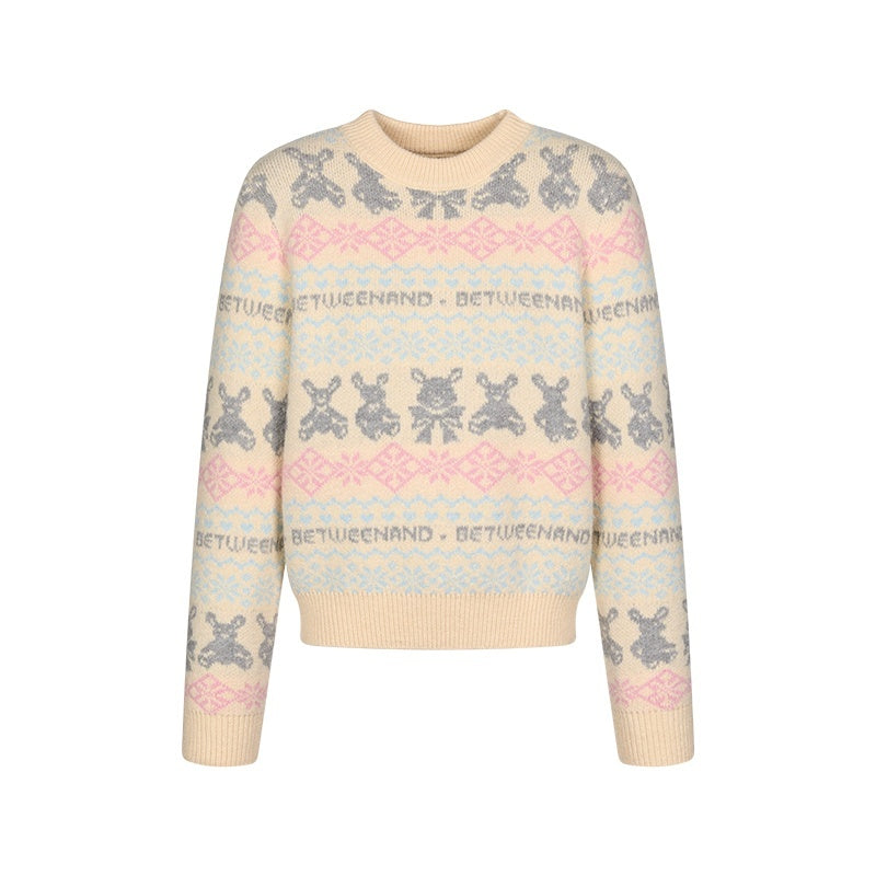 BETWEENAND_Vintage_Two_Tone_Nordic_Chunky_Knit_Women&
