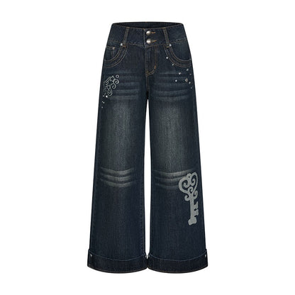 BETWEENAND_Vintage_Washed_Whisker_Slimming_Casual_Women&