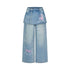 BETWEENAND_Washed_Blue_Denim_Printed_Faux_Two_Piece_Women&