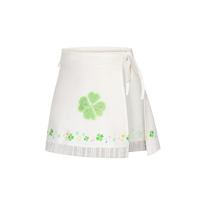 BETWEENAND_White_Clover_Print_Tie_Strap_Layered_Mesh_Women&