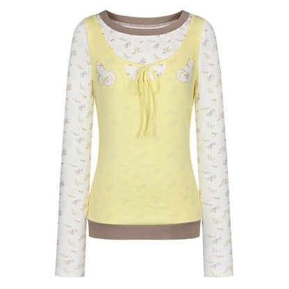 BETWEENAND_Yellow_Angel_Embroidery_Faux_Layered_Women&