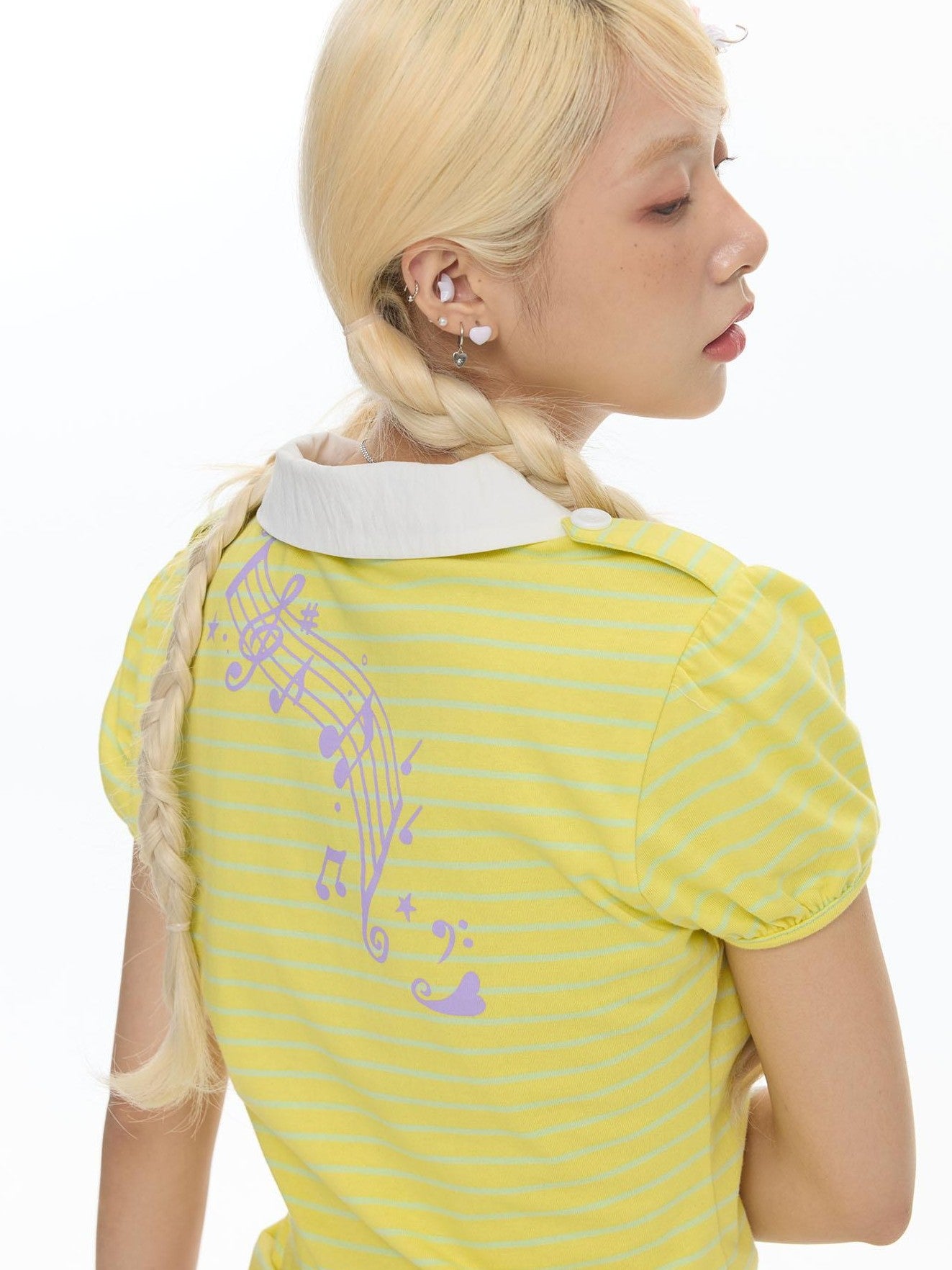 BETWEENAND Yellow Sunflower Angel Doll Embroidery Women&