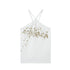 Achihara Bangkok Beach Metallic Halter Top