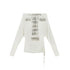 Update c Cross Print Rayon Batwing Long Sleeve Tee