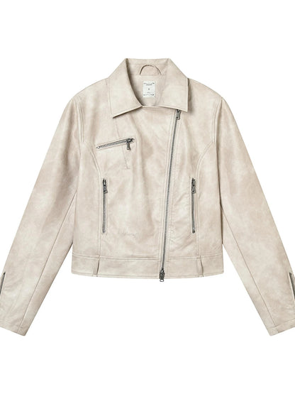 Minnie S Vintage Pu Leather Jacket