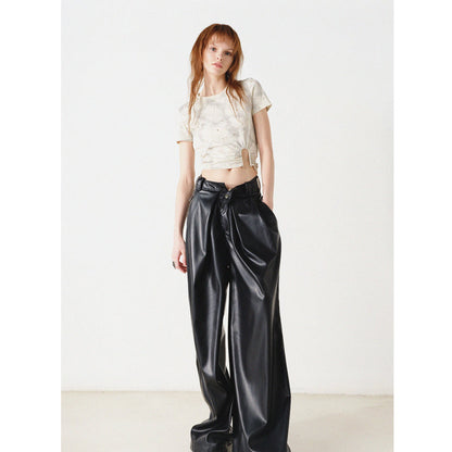UpdateNN NORTH NODE Cropped High Waist Slim Fit Tee