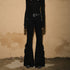 UpdateNN NORTH NODE Fringed Hem Flared Denim Pants