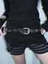 Y2K Studded Metal Buckle Vintage Punk Belt