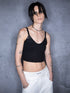 NN NORTH NODE Ember Glow Dawn Multi Color Patchwork Slip Top