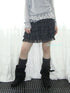 ang project Summer Tiered Ruffle Waist Polka Dot Skirt