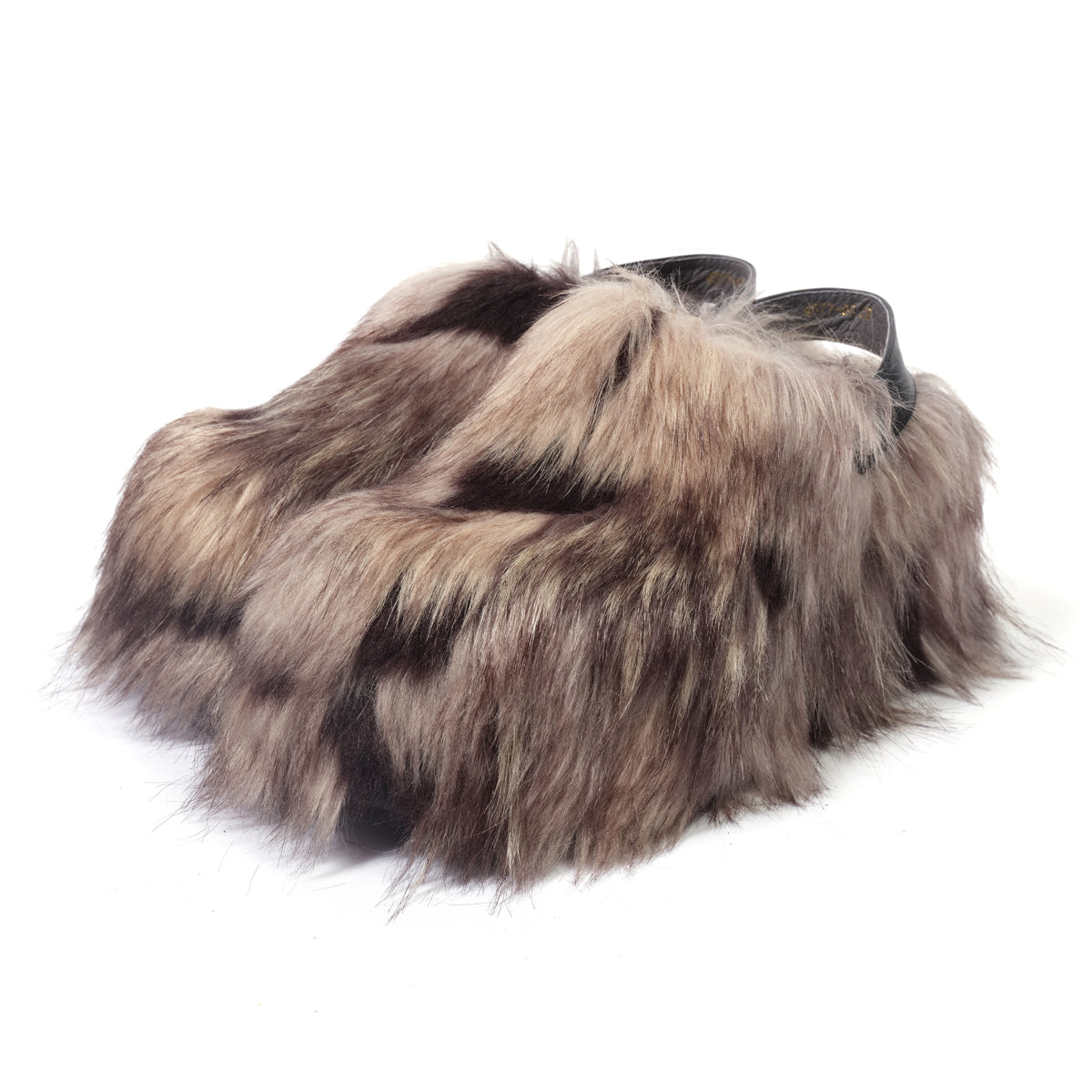 NN NORTH NODE Platform Fur Slippers