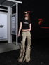 UpdateNN NORTH NODE Vintage Denim Patchwork T-shirt